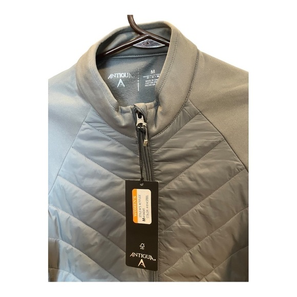 Antigua Altitude Lightweight 104345-014 Steel Fuzzy Interior Long Sleeve M - Picture 6 of 14